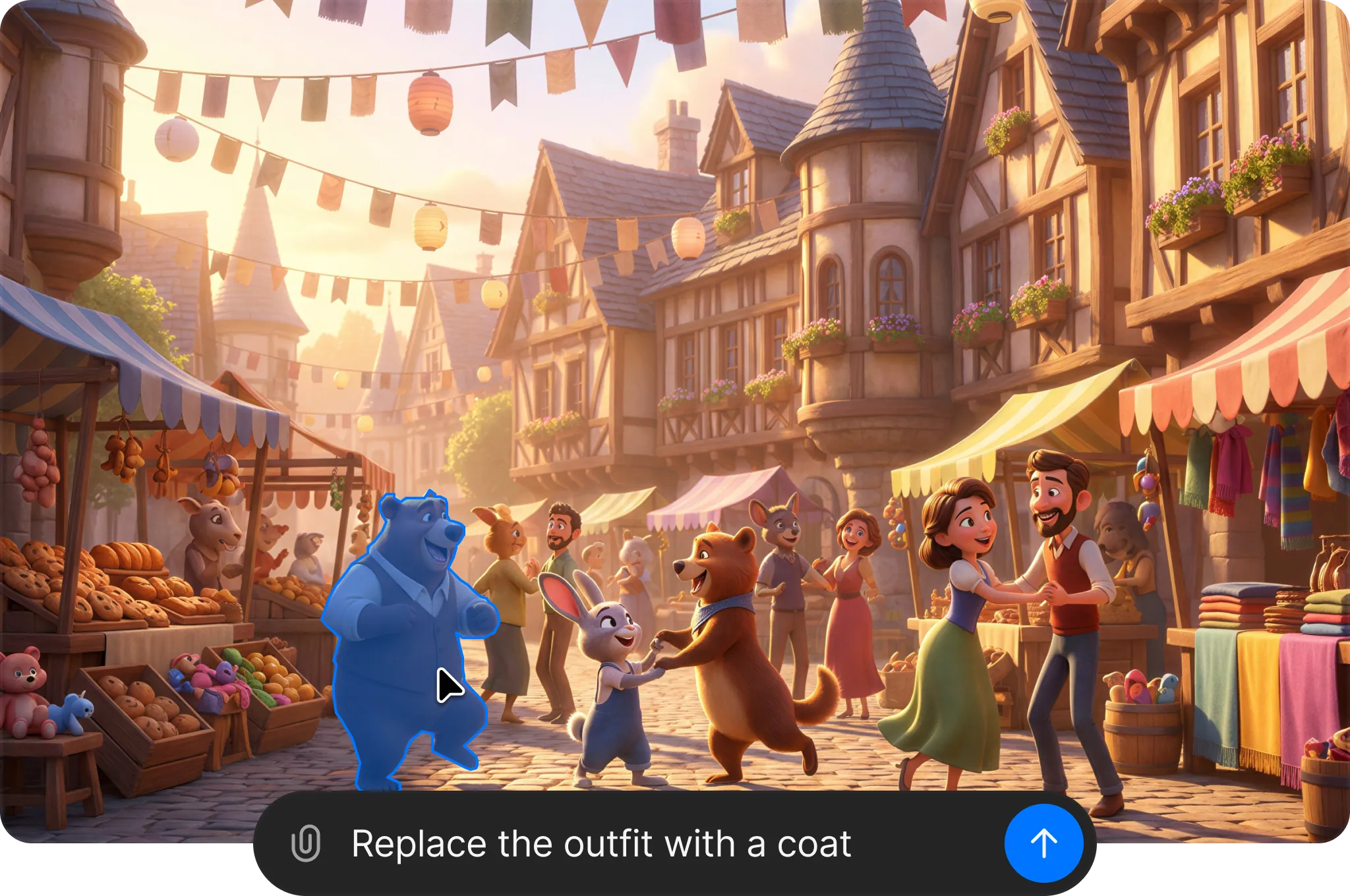 Flexible shot editing