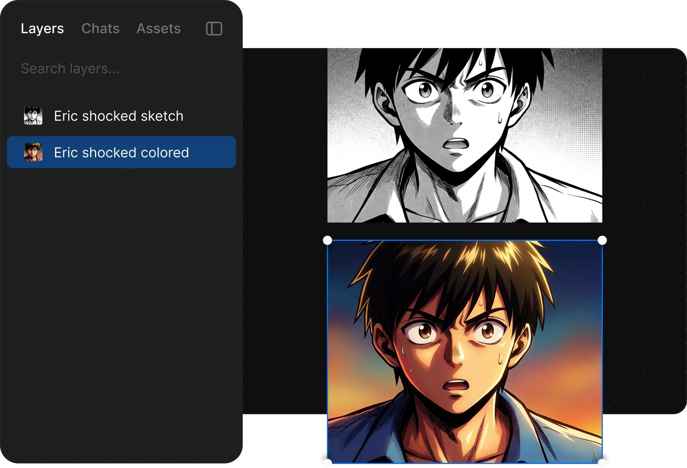 Bring sketches to life