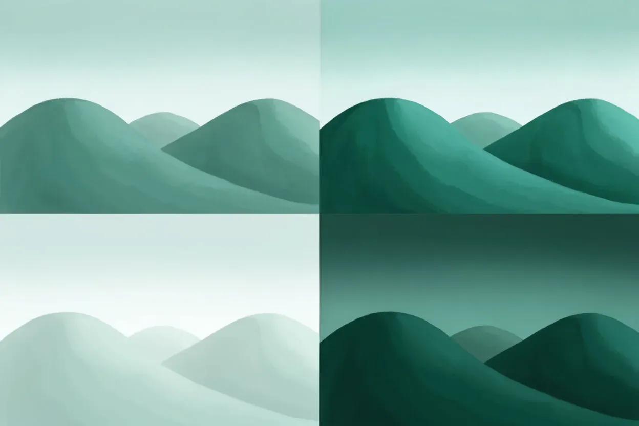 Illustration on a monochromatic scheme