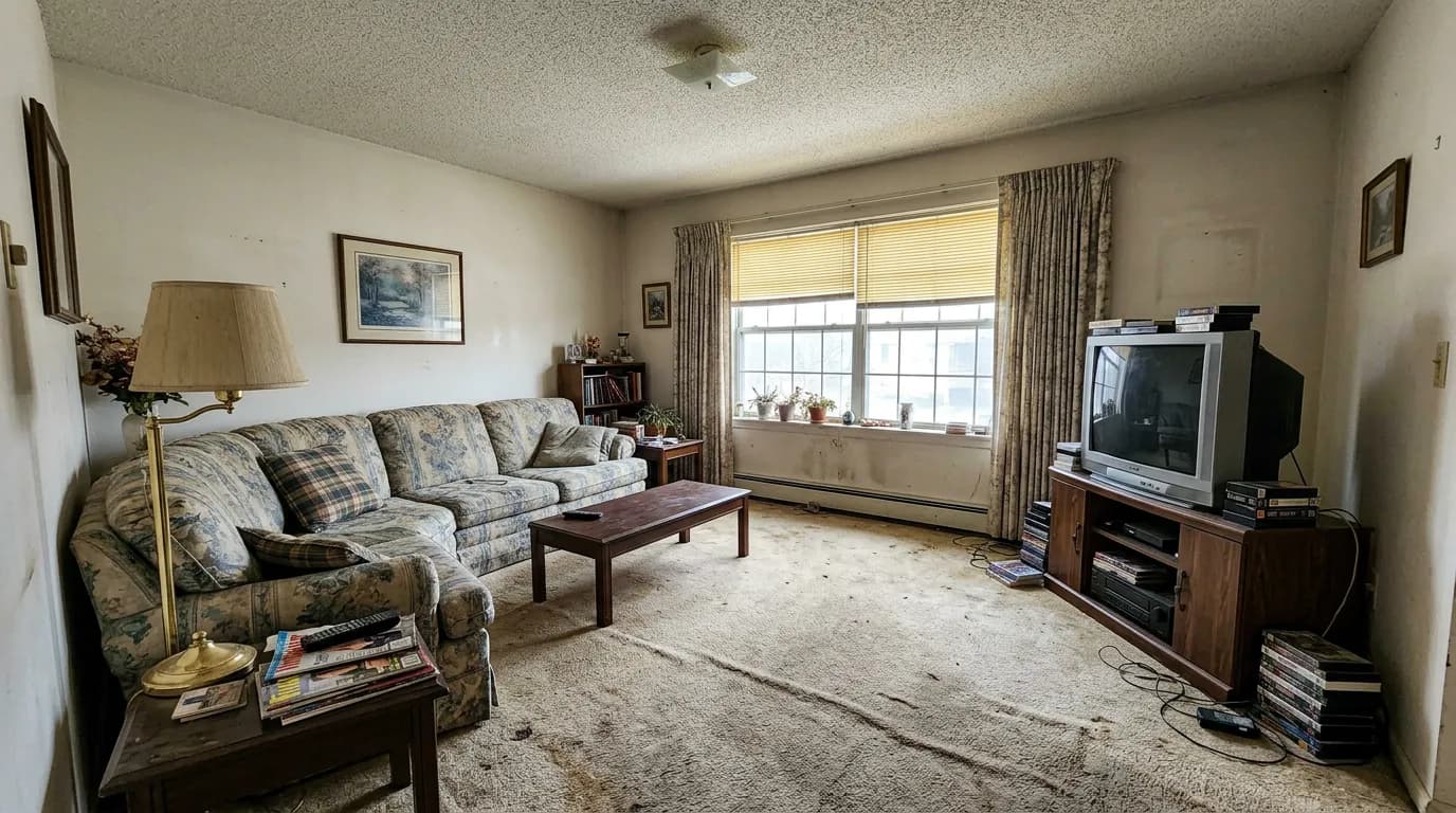 Original property photo used as input for renovation timelapse