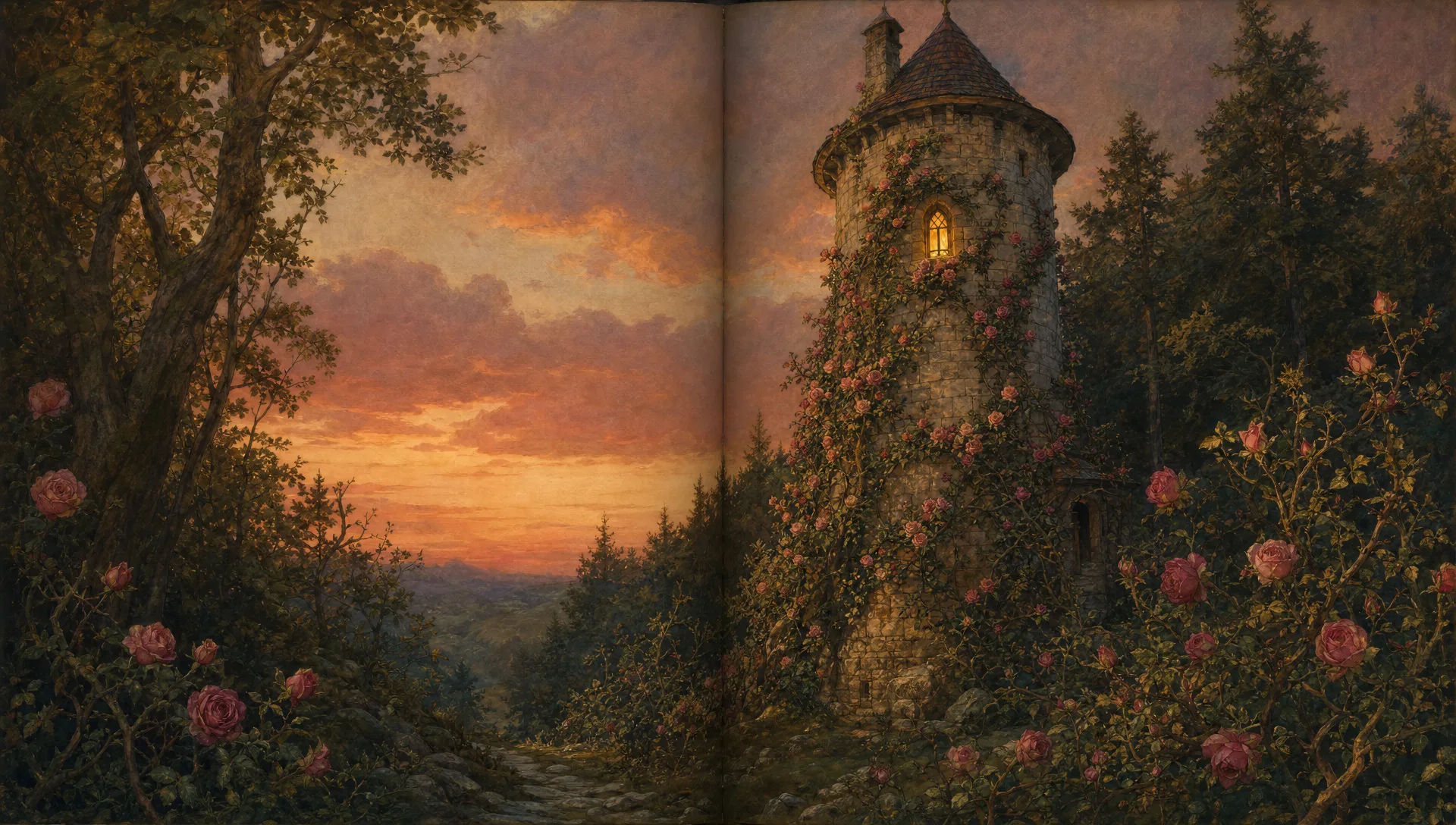 A thorn-wrapped tower