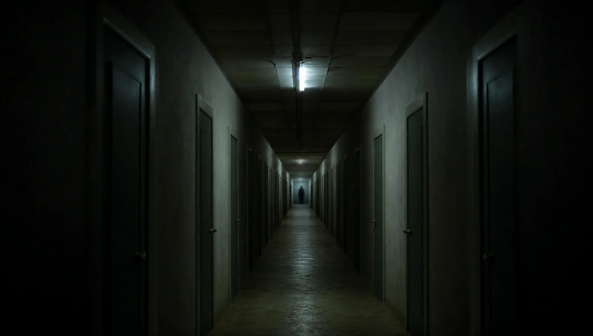 Flickering hallway